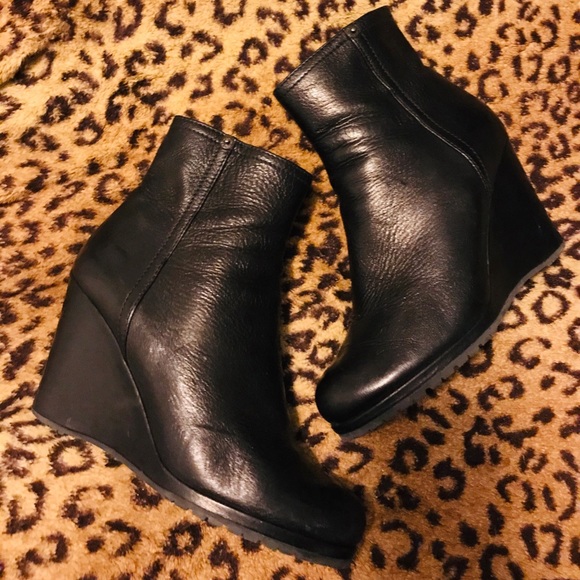Prada wedge booties Clearance
